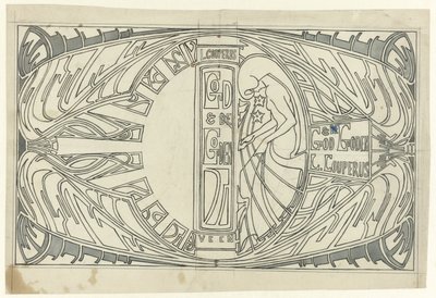Cover Design for: Louis Couperus, God and Gods, 1903 by Jan Toorop