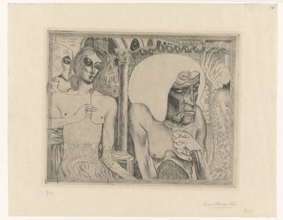 Old Woman Surrounded by Young Women by Jan Toorop