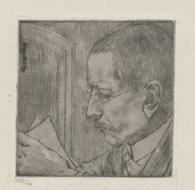 Portrait of Aegidius Timmerman by Jan Toorop