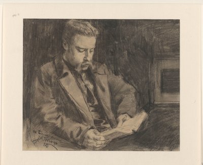 Portrait of Engelbert van Bevervoorde, Castellan of Muiden by Jan Toorop