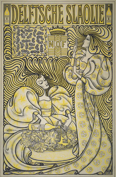 Poster for Delft Salad Oil by Jan Toorop