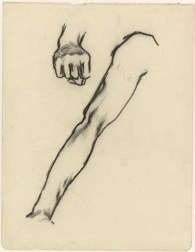 Study Sheet with Arm and Hand by Jan Toorop