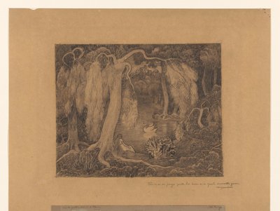Woman by the Edge of a Lake by Jan Toorop