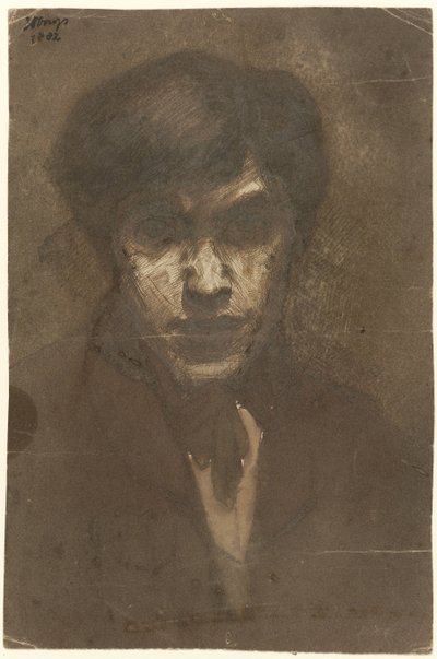 Self-Portrait of the Painter Jan Toorop by Jan Toorop