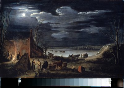 Winter by Jan Van de II Velde