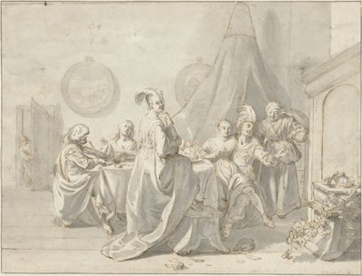 The Prodigal Son in the Brothel by Jan Verkolje (I)