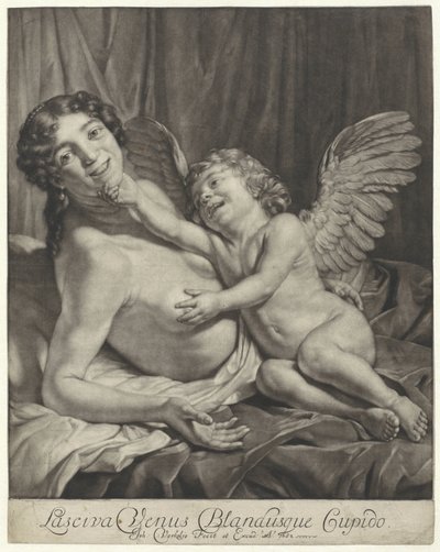 Venus and Amor by Jan Verkolje (I)