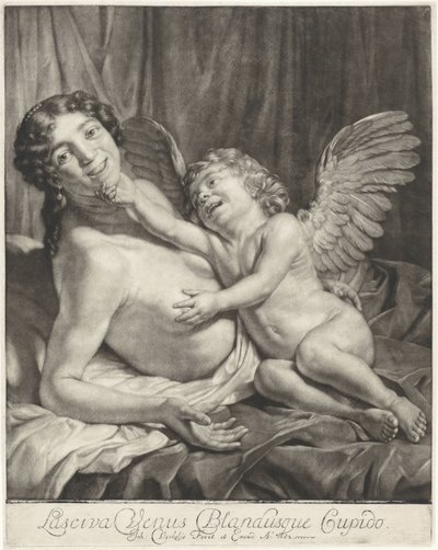 Venus and Amor by Jan Verkolje (I)