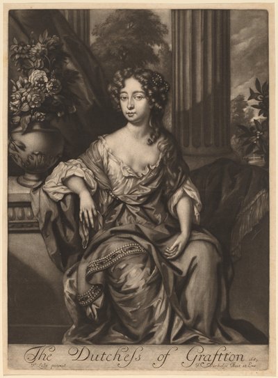 The Duchess of Grafton by Jan Verkolje I after Sir Peter Lely