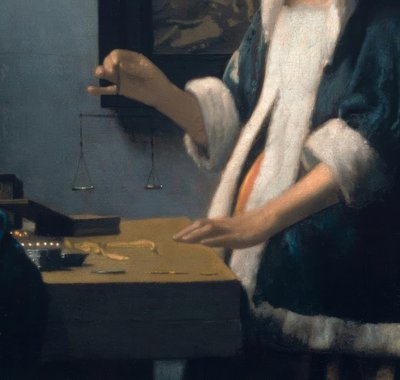 The Pearl Weigher by Jan Vermeer van Delft