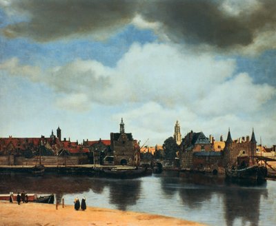 View of Delft, Netherlands, after the fire by Jan Vermeer van Delft