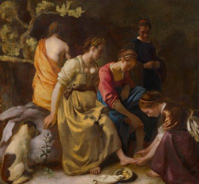Diana and Her Companions by Jan Vermeer van Delft