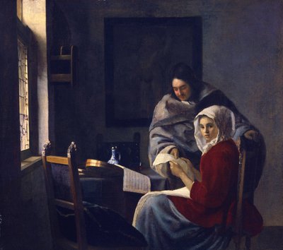 Girl Interrupted at Her Music by Jan Vermeer van Delft