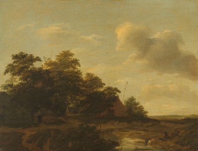 Landscape with a Farm by Jan Vermeer van Haarlem (I)