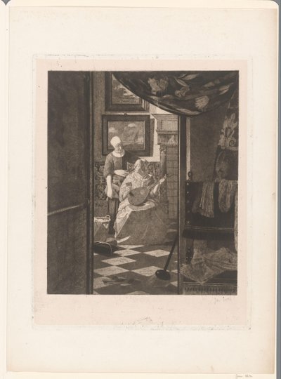 The Love Letter by Jan Veth (signed by artist)