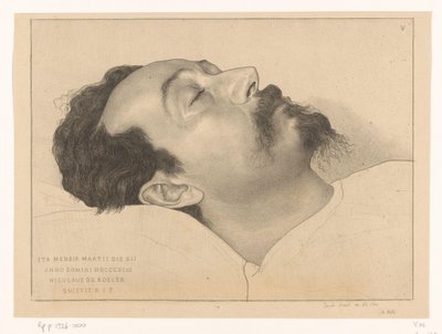 Ita Mensis Martii Die XII Anno Domini MDCCCCIII Nicolaus de Roever Quievit. R.I.P. by Jan Veth (signed by artist)