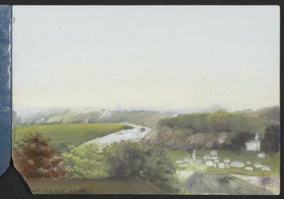 Mountain Landscape with a River by Jan Veth