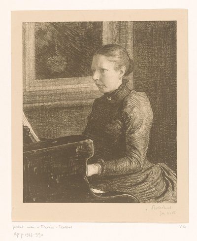 Portrait of Agneta Matthes by Jan Veth