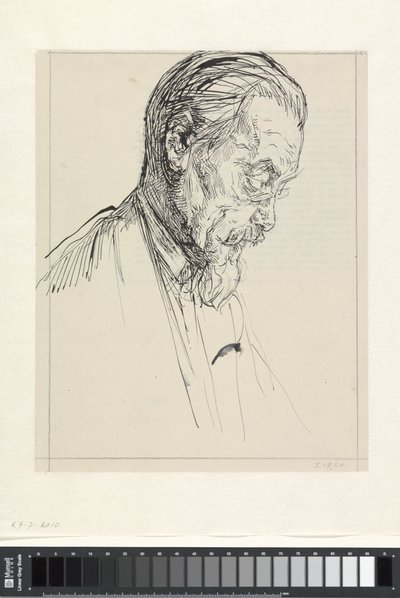 Portrait of Cornelis Hofstede de Groot by Jan Veth