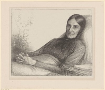 Portrait of Elisabeth Ragazzi van den Wall Bake by Jan Veth