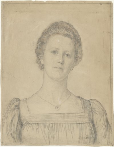Portrait of Emilie van Kerckhoff by Jan Veth