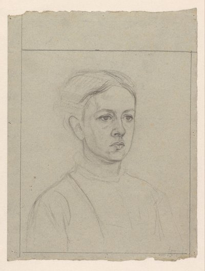 Portrait of Johanna Veth by Jan Veth