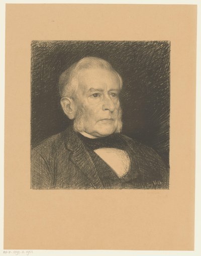 Portrait of Matthijs de Vries (Famous Contemporaries) by Jan Veth