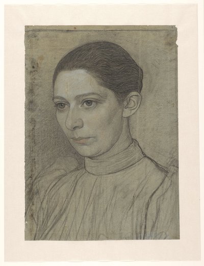 Portrait of Miss Sara de Swart by Jan Veth