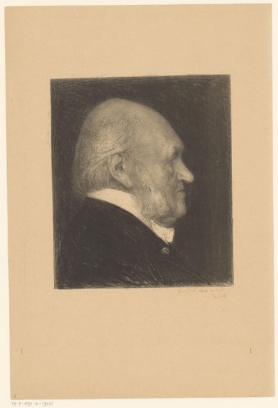 Portrait of Nicolaas Beets by Jan Veth