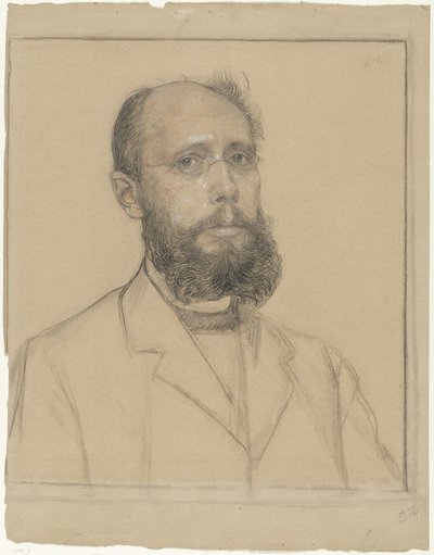 Portrait of Samuel Muller by Jan Veth