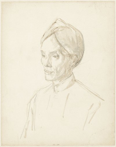 Portrait of a Javanese by Jan Veth