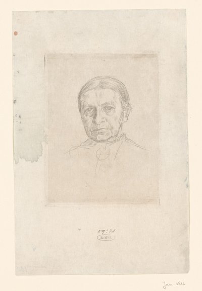 Portrait of Mrs. Anna Cornelia Veth-Giltay by Jan Veth