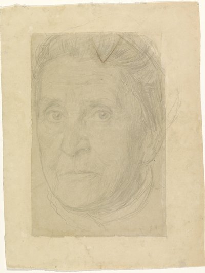 Portrait of Mrs. M.J. van Rennès-de Jongh by Jan Veth