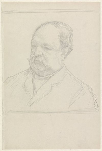 Portrait of Mr. Jan Heemskerk Azn by Jan Veth