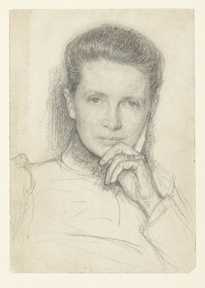 Study for the Portrait of Mrs. K.C. Boxman-Winkler by Jan Veth