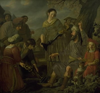 Jacob Burying the Pagan Idols by Jan Victors