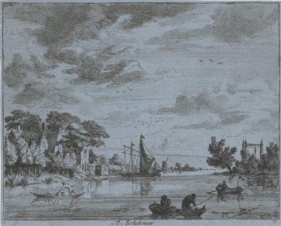 Activity on a River by Jan Vincentsz. van der Vinne