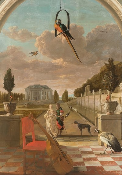Park with Country House by Jan Baptist Weenix