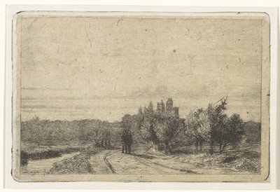 View of the Schenkweg from the Dome by Jan Weissenbruch