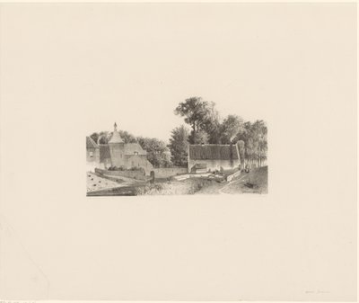 View of a Castle and the Bleaching of the Linen by Jan Weissenbruch