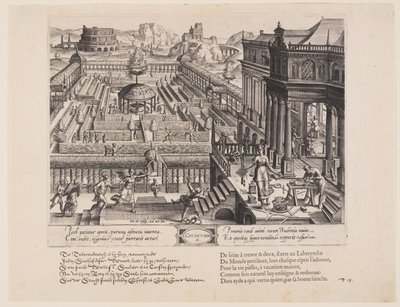 Corinthia, from The Ages of Man by Jan Wierix