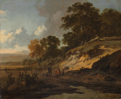 Landscape with Hunters by Jan Wijnants