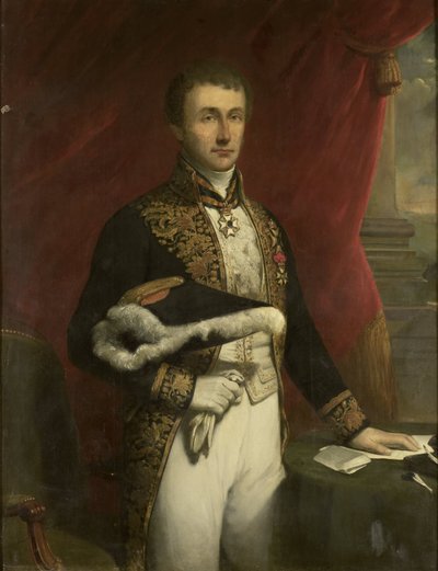Pieter Merkus (1787-1844), Governor-General (1841-44) by Jan Willem Pieneman (copy after)