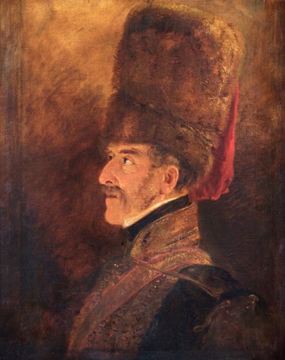 Portrait of Field Marshal Henry William Paget, 1st Marquess of Anglesey, British soldier, 1821 by Jan Willem Pieneman