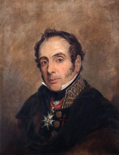 Portrait of General Miguel Ricardo da Alava, Spanish soldier, 1821 by Jan Willem Pieneman