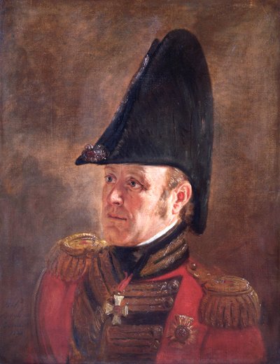 Portrait of General Sir George Cooke, British Soldier by Jan Willem Pieneman
