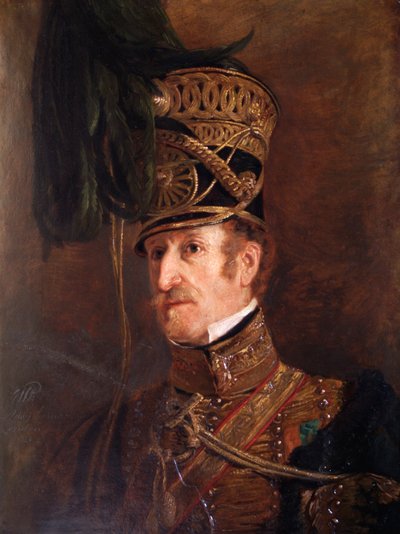 Portrait of Lieutenant-Colonel William Thornhill, British Soldier by Jan Willem Pieneman