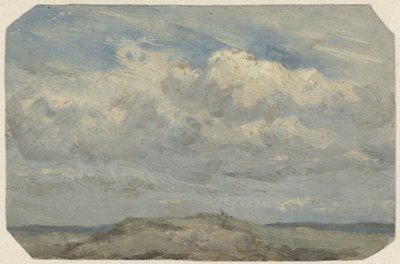 Dune Top with the Sea in the Background by Jan Willem van Borselen