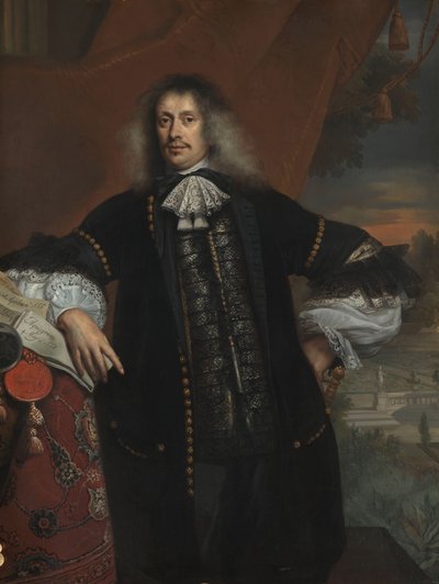 Hieronymus van Beverningk, Lord of Teylingen, Government Paymaster by Jan de Baen