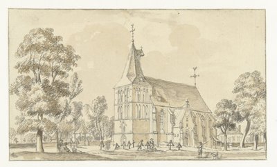 The Church at Asperden, Germany by Jan de Beijer